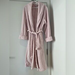 Soft Pink Plush Robe
